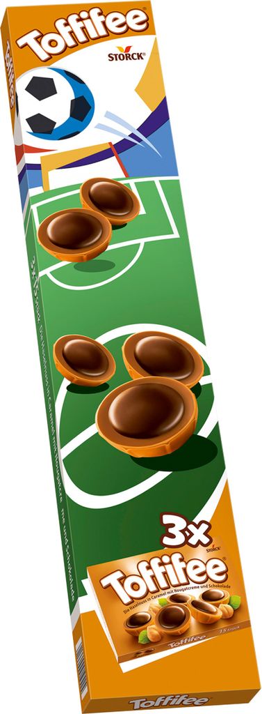 Toffifee Heimspiel Karamell mit Nougatcreme Füllung 3x15er Produktbild 
