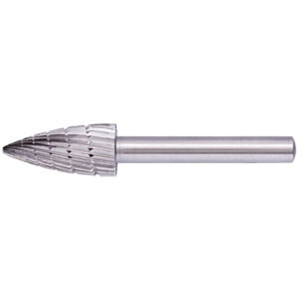 PFERD TOOLS HSS Frässtift Spitzbogenform K Ø 12x30mm Schaft-Ø 6 mm Z 3 universal mittel fein Spanbrecher