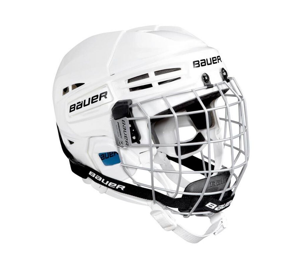 Bauer Prodigy Youth Helmet Combo SR Weiß UNI Eishockey-Helm