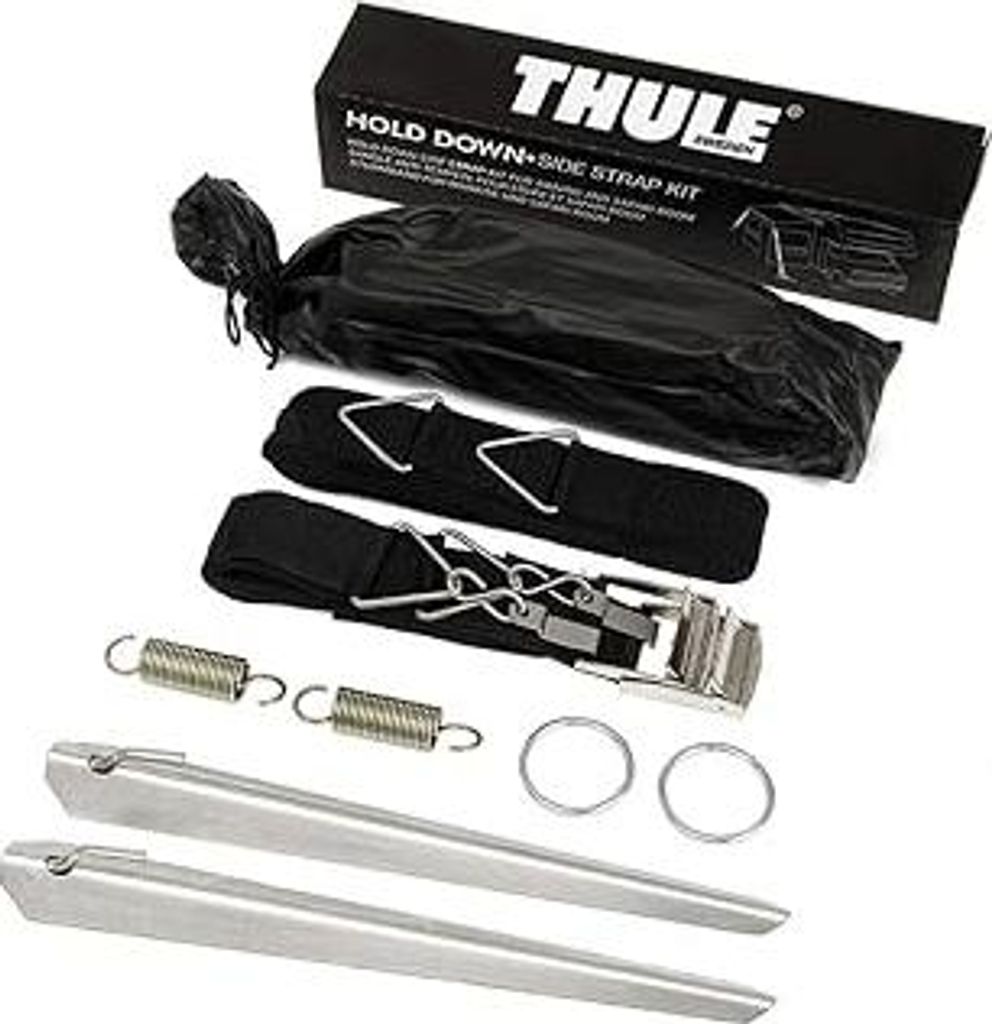 Thule Sturmverspannung Hold Down Side Strap Kit, Schwarz, kompatible mit Caravan