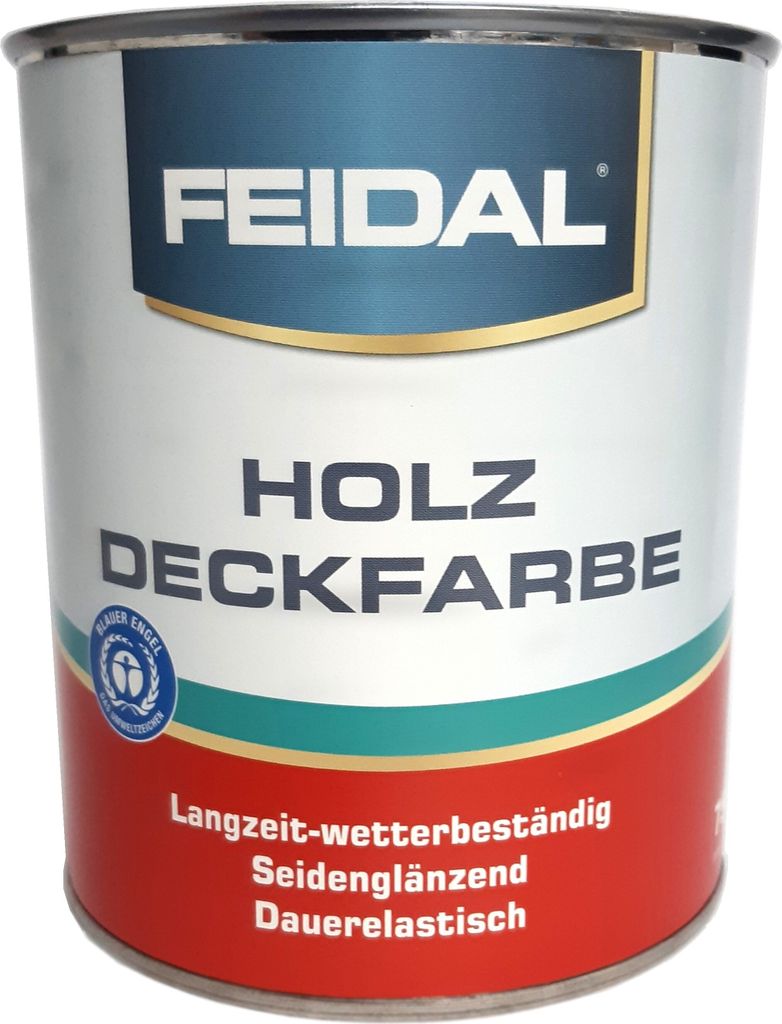 Feidal Holzdeckfarbe 0,750l Weiß
