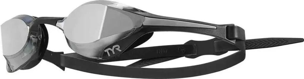 Tyr Tracer X Elite Race Lunettes de Natation Anti-Buée avec Miroir Noir
