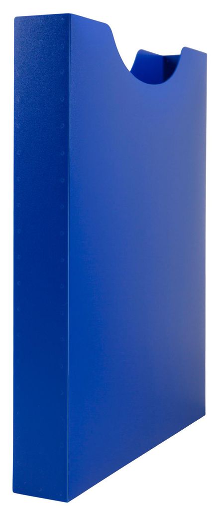 Heftbox / DIN A4 / aus PP / Hochformat / Farbe: transluzent blau