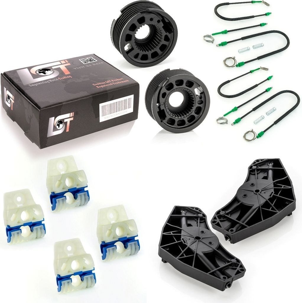 2X Fensterheber Reparatursatz Set Vorne Links + Rechts 4/5 Türig Für Vw Golf 5 V