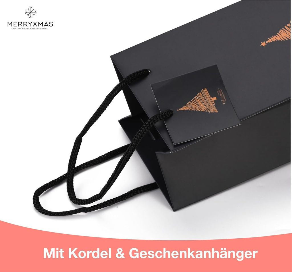 12x Flaschentüten für Weihnachten - Bottle Bag - Produktbild 5