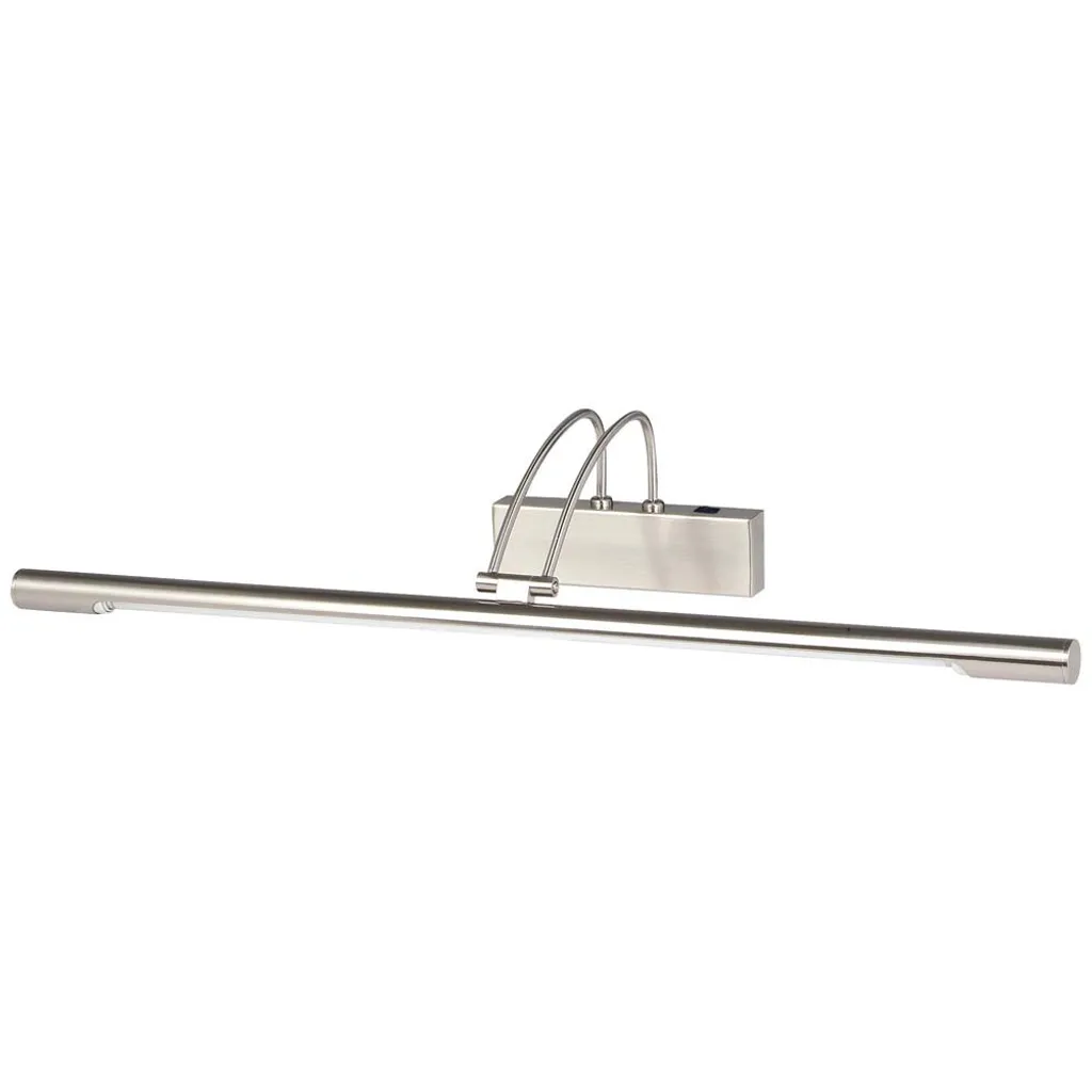 Lampada LED per Quadri 68 cm Argento | Design Minimal per Gallerie d'Arte