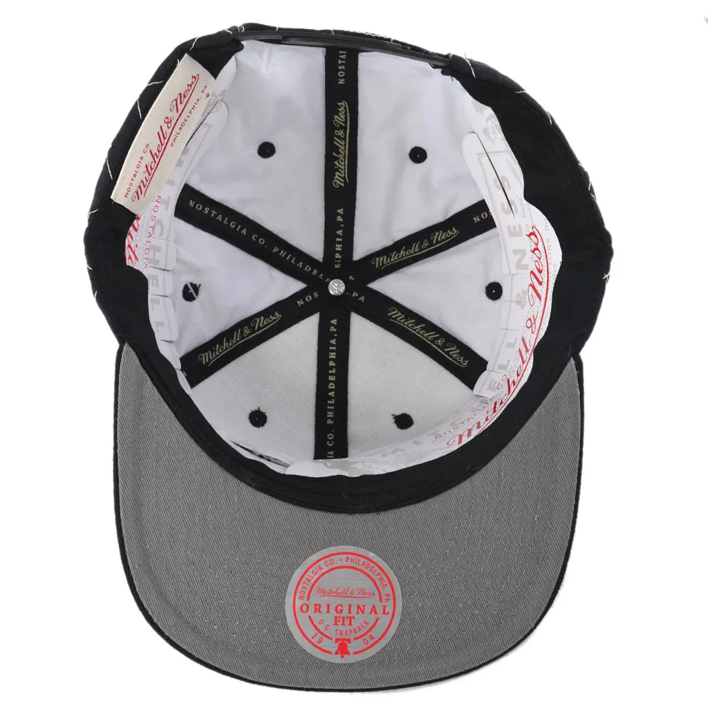 Bonnet Brooklyn Nets chaud et coupe-vent Mitchell & Ness Quilted Noir - 7