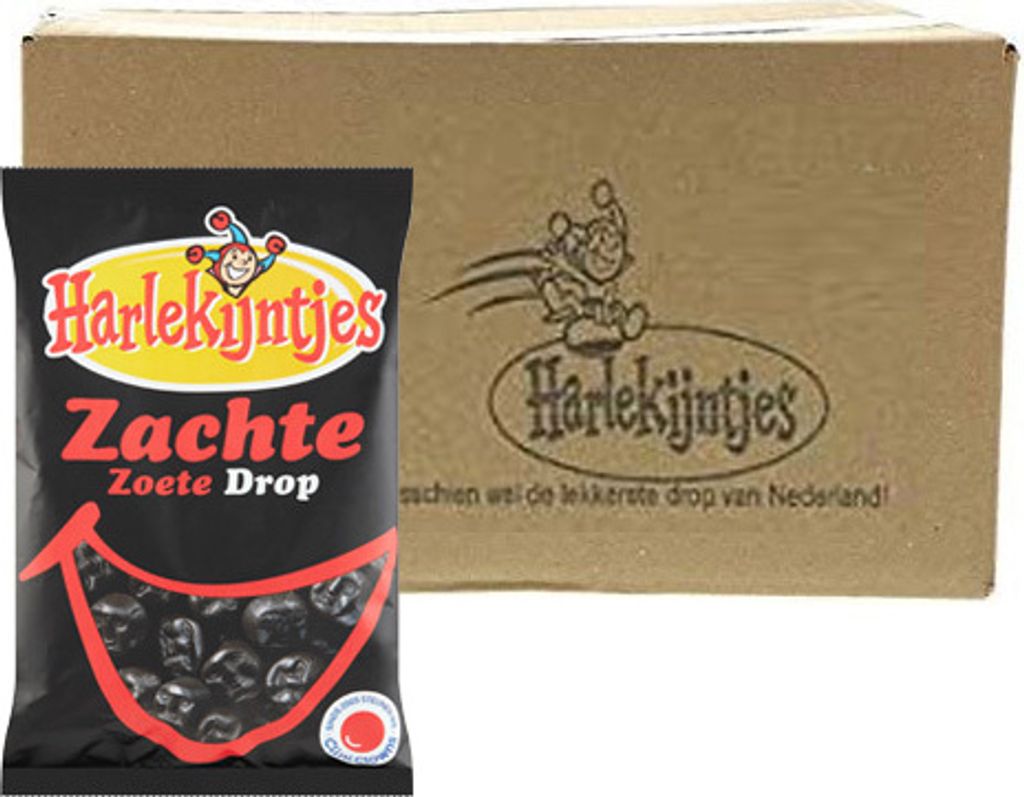 Harlekijntjes - Weichem, Süßem Lakritz - 12x 300g Produktbild 
