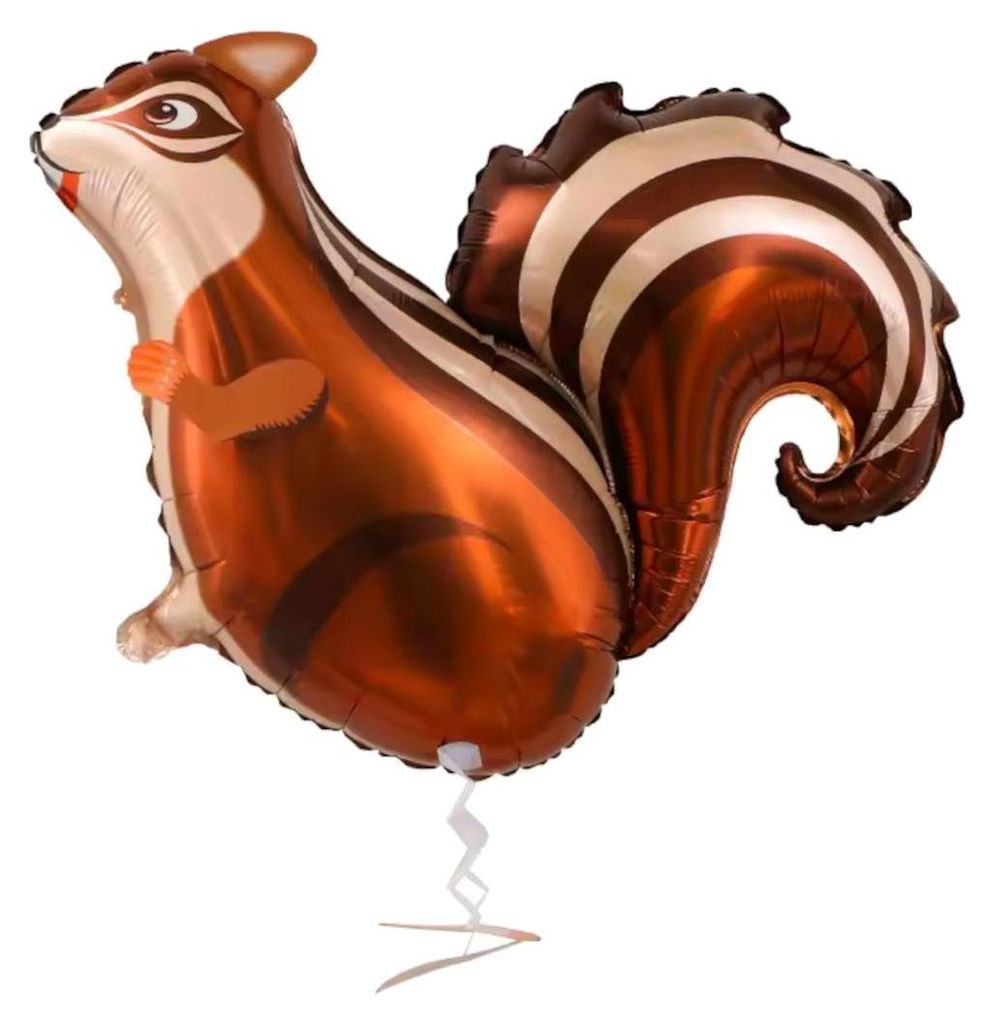 Fóliový balón Veverička Airwalker, približne 59 x 56 cm Obrázok produktu 