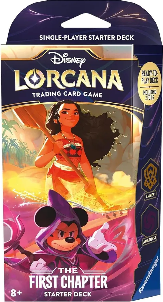 Lorcana The First Chapter : Trio de Decks de Démarrage 60 Cartes et Booster
