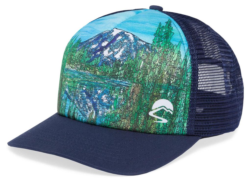 Sunday Afternoons Sun Alpine Reflection Trucker Cap - Alpine Reflection Alpine Reflection