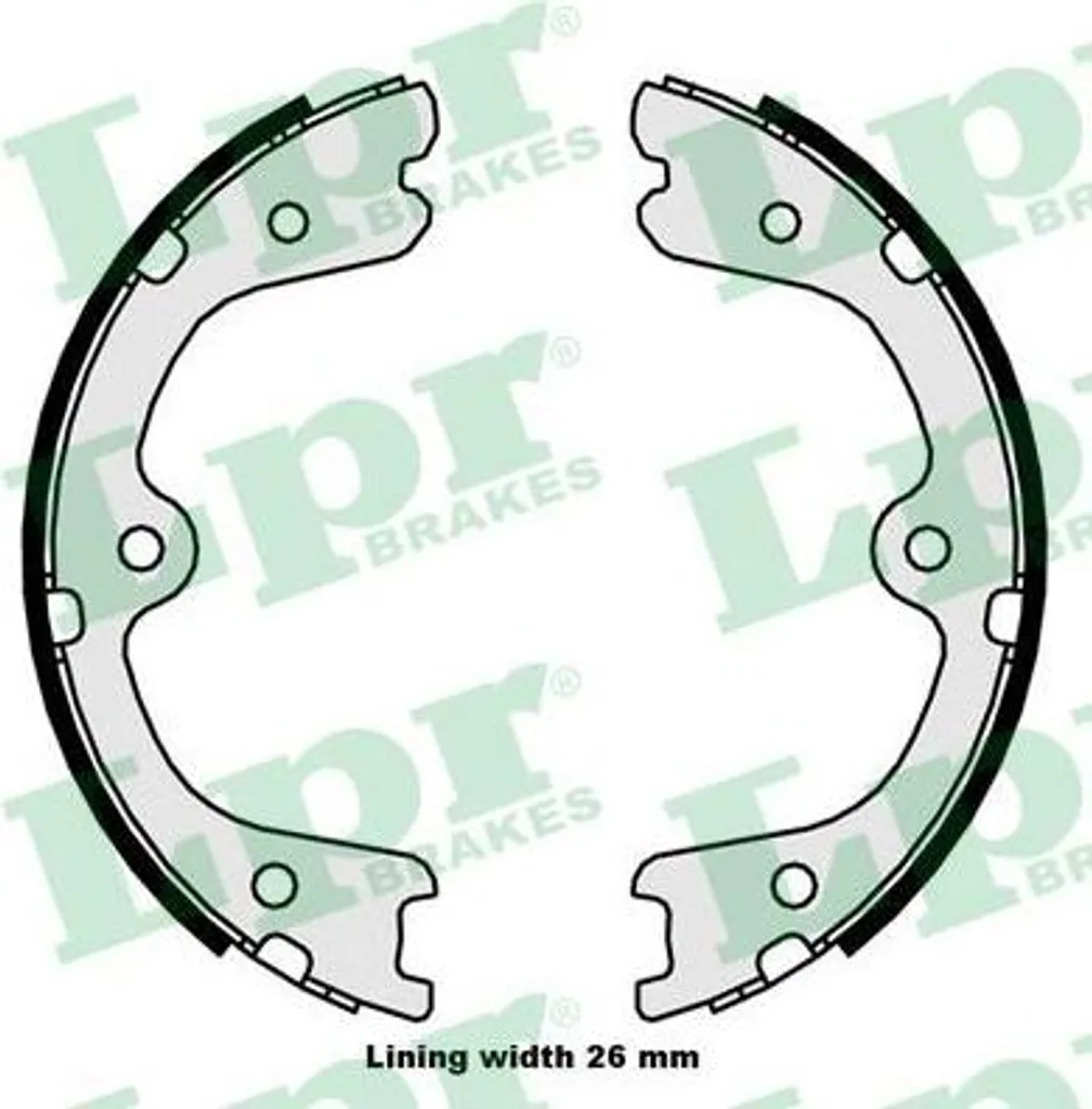 Jeu de mâchoires de frein à main OE 4704203700 pour Nissan NP300 Murano