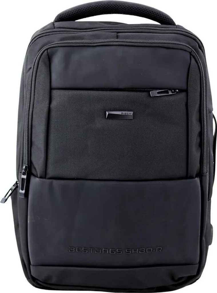 Zaino Business Nero 26L con USB e Fascia Toracica | Qualità Professionale