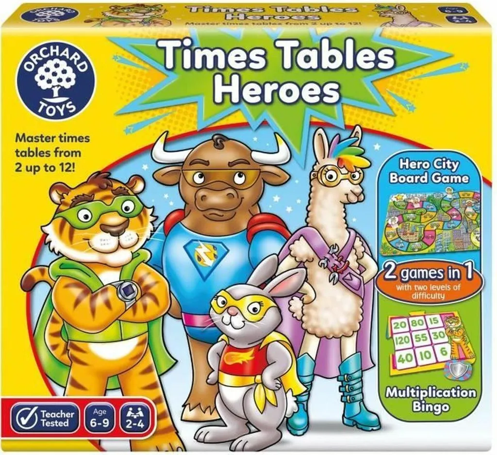 Réviser les mathématiques en s'amusant avec Times Tables Heroes (FR)