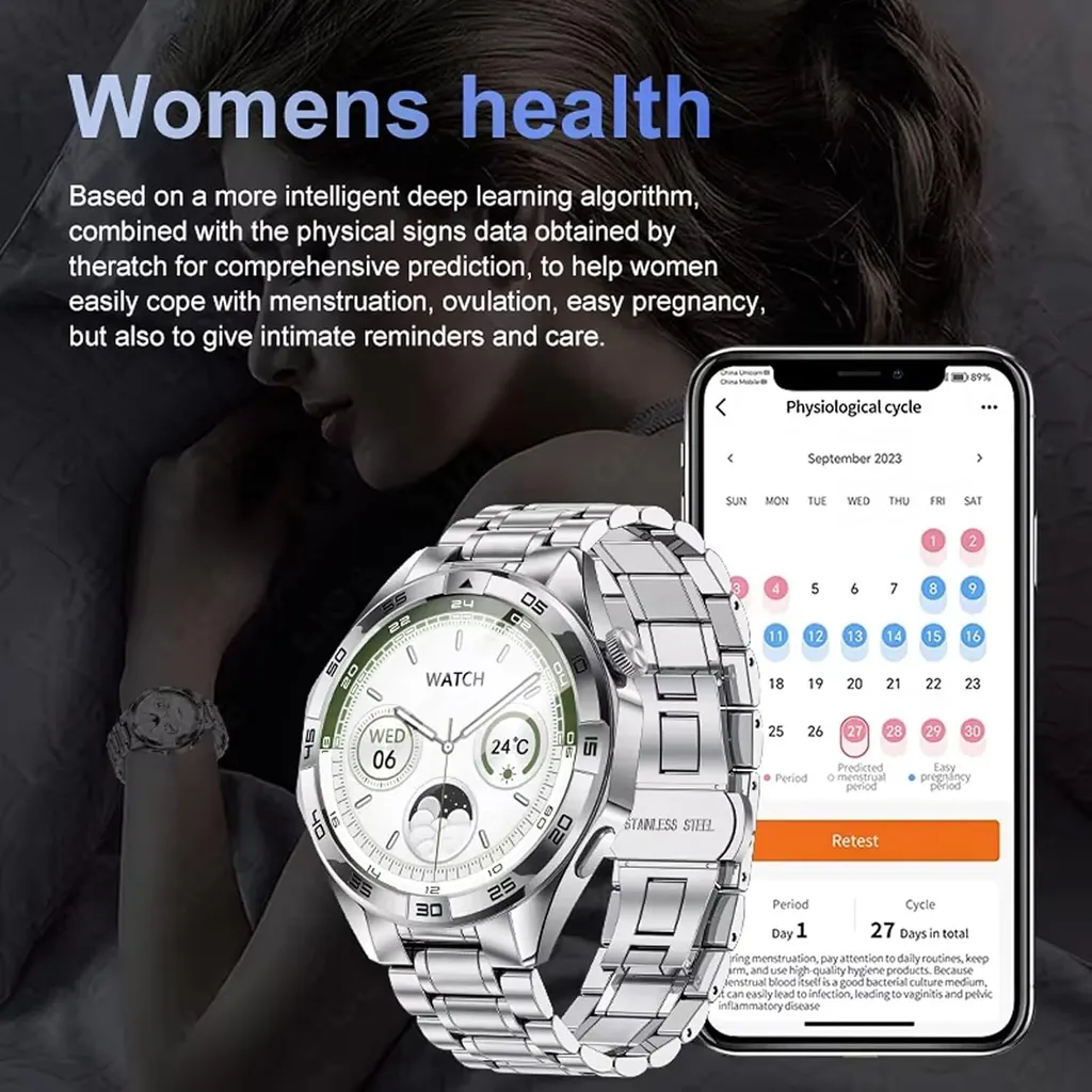 Monitoraggio Sonno e Cardio Uomo HD: Orologio Benessere Integrato - 7