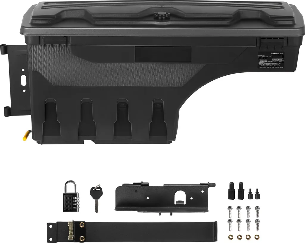 Boîte à Outils de Benne Pivotante pour Tundra 2007-2021 Etanche 20L