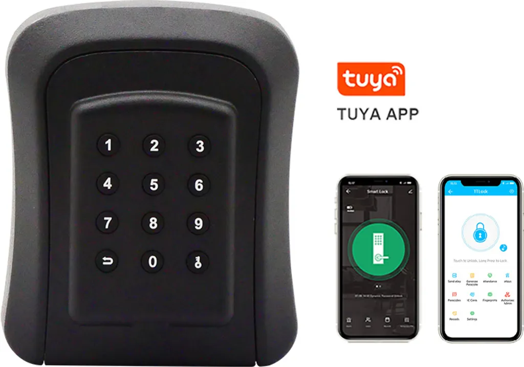 Boîte à clés sécurisée connectée SKB1 - Boîtier à code pour extérieur