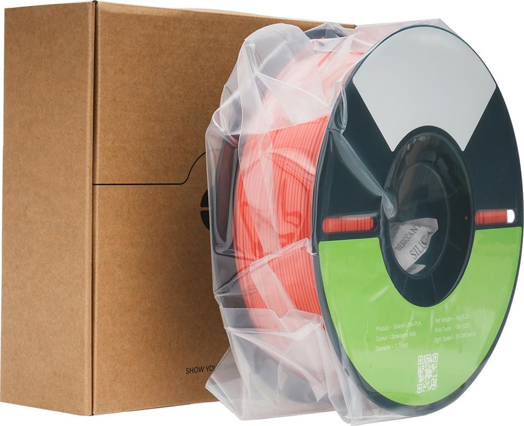 Soleyin Filament Ultra PLA Filament 1,75 mm für 3D-Druck mit hoher Geschwindigkeit (30–300 mm/s), Druckgenauigkeit +/- 0,02 mm, 1-kg-Spule (2,2 ...