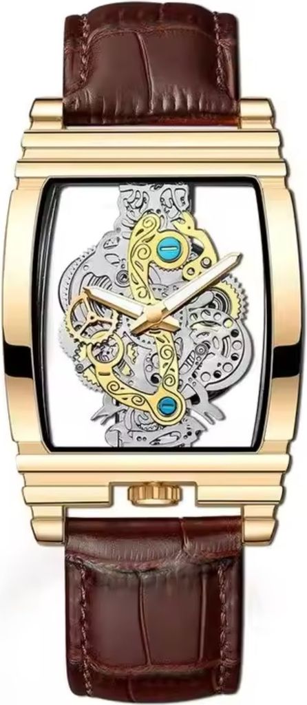 Elegante Herrenuhr Antonio in Braun und Gold – Stilvoll und Robust KP33730