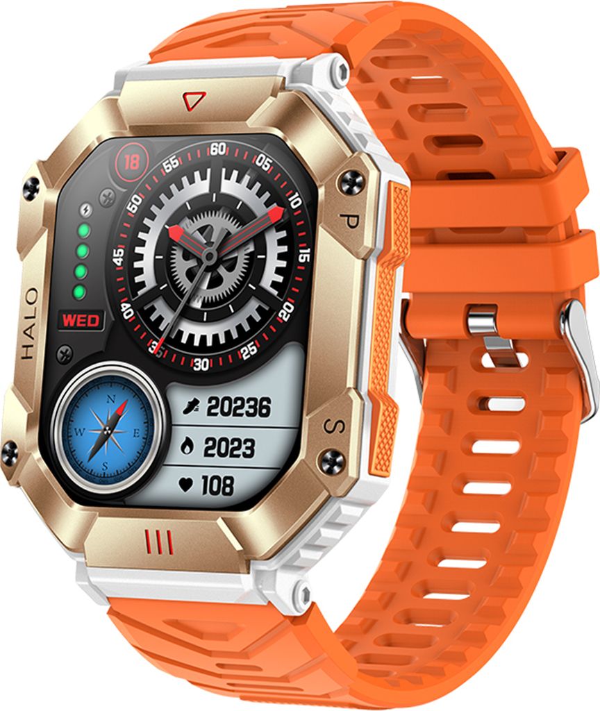 Wasserdichte Smartwatch, Herzfrequenzmesser, Fitness-Tracker, Aktivitaetstracker, intelligente Sportuhren, lange Standby-Zeit, multifunktionale Ges...