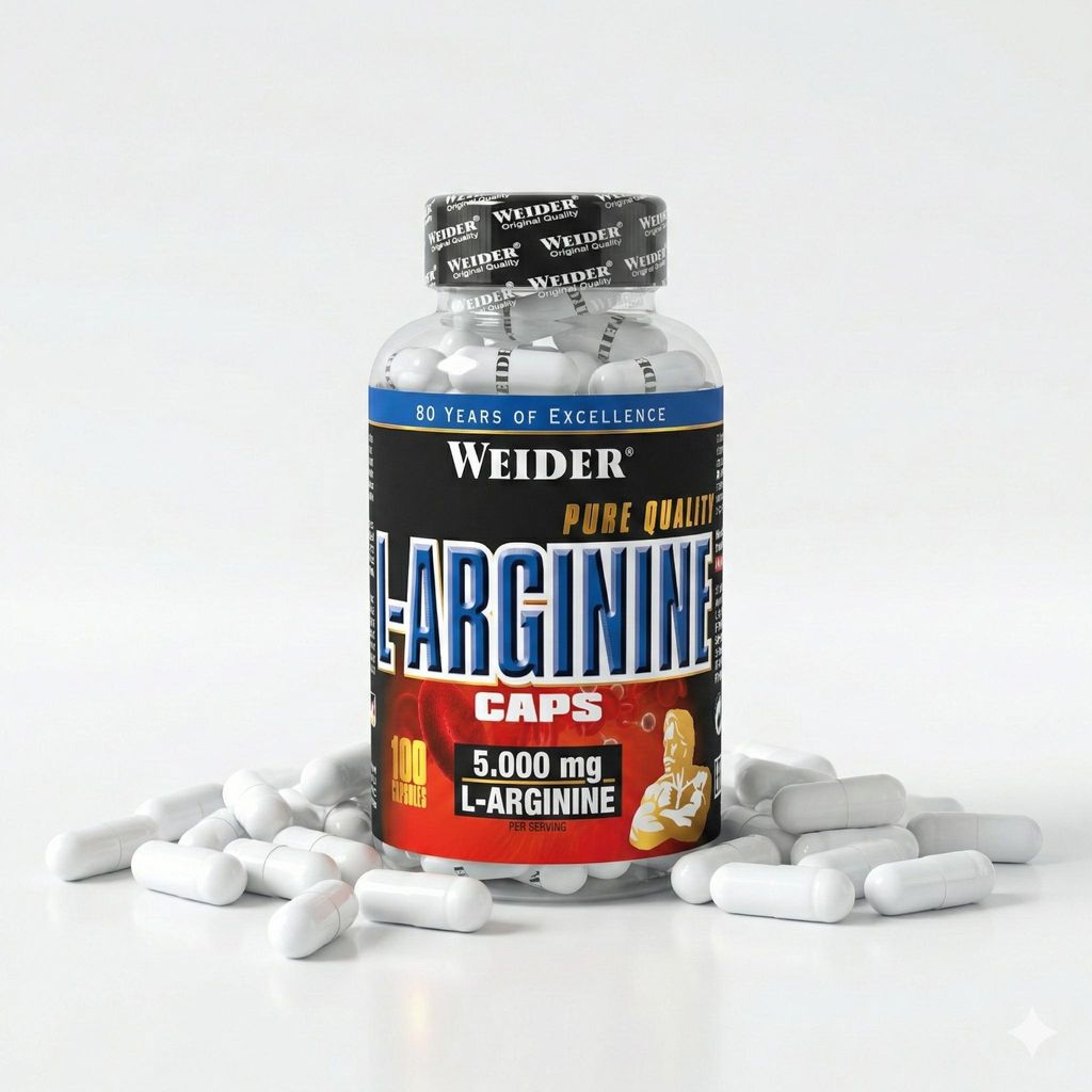 Weider L-Arginin Caps - 100 Kapseln pro Dose Produktbild 