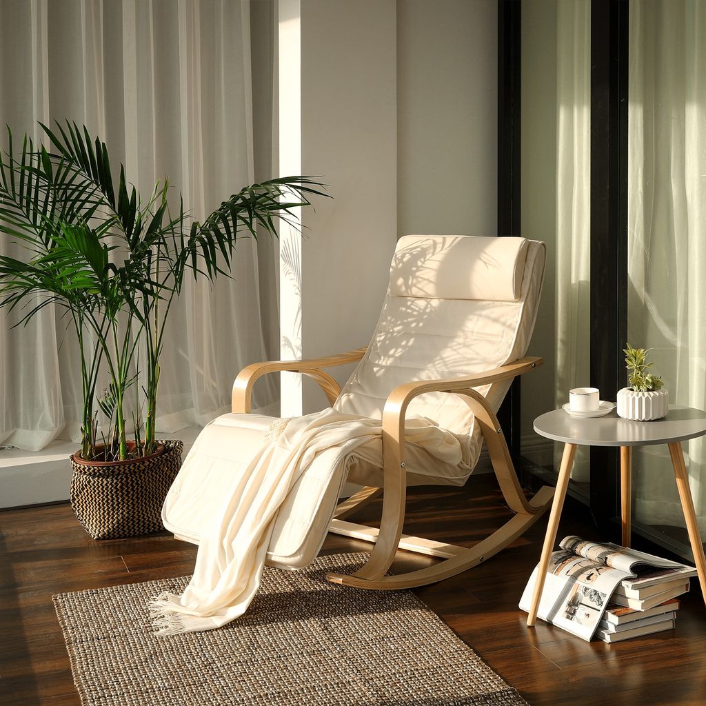 SONGMICS Relaxsessel Schaukelstuhl, Schaukelsessel, Produktbild 