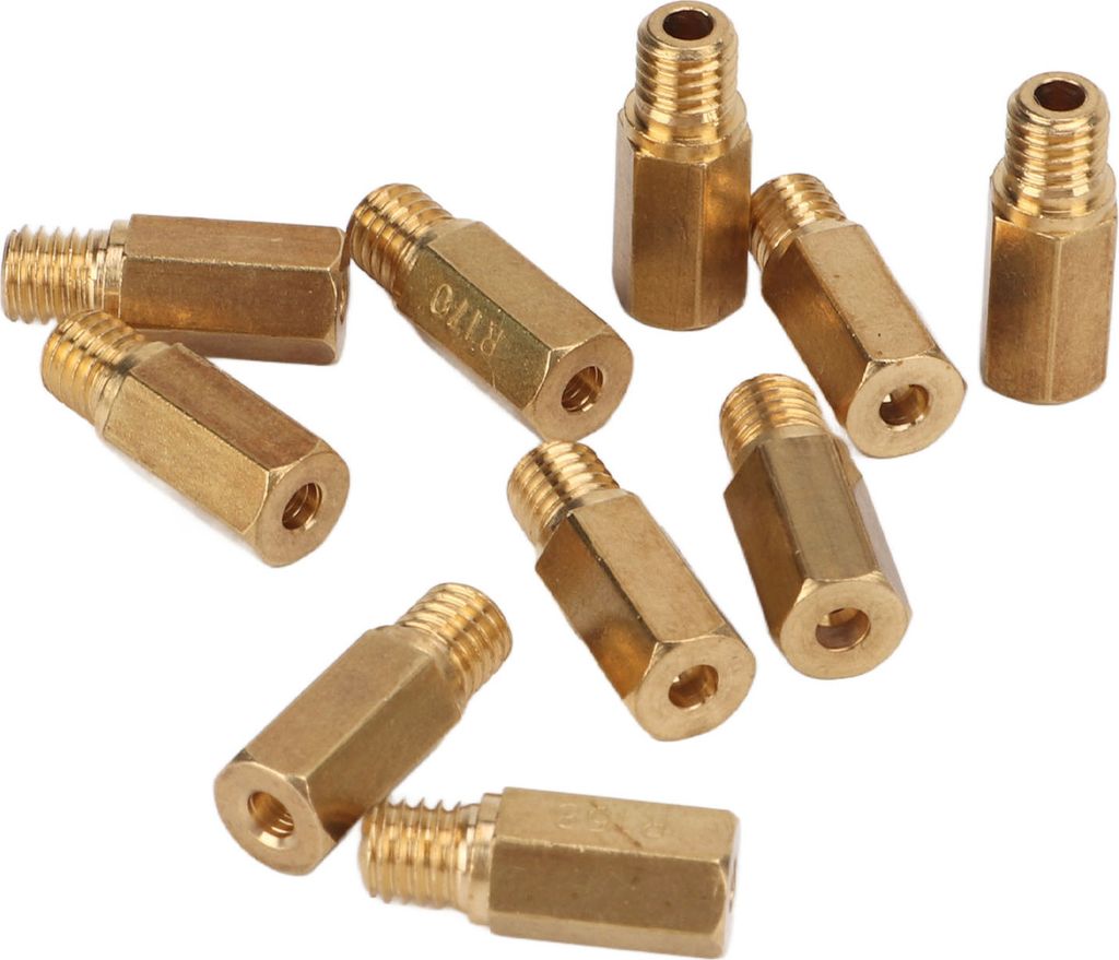 10-teiliges Hauptdüsen-Set aus Metall für Vergaser, passend für Keihin FCR MX PWK PWM PE PJ 155–178