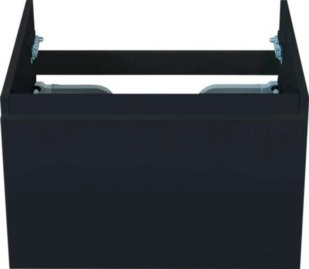 Waschtischunterschrank Sanox Frozen BxHxT 60 x 40 x 45 cm Frontfarbe schwarz matt
