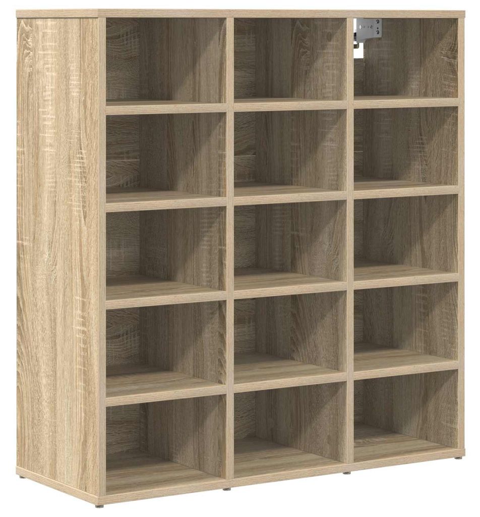 vidaXL Scarpiera in rovere Sonoma 77,5 x 30 x 83,5 cm Immagine del prodotto 