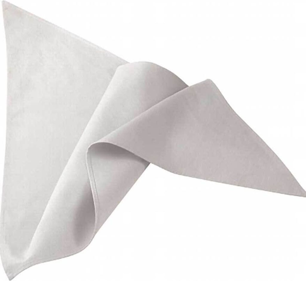 Halstuch B 115 x L 75 x L 75cm Fb. weiß : weiß : 100% Produktbild 