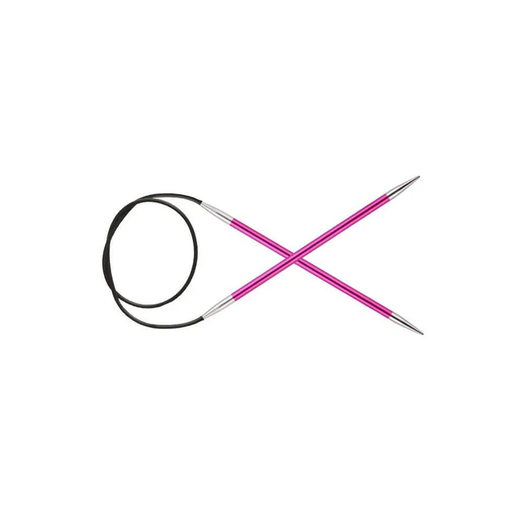 Ago da maglia circolare ZING 10,00 mm 60 cm rubino 1 pz