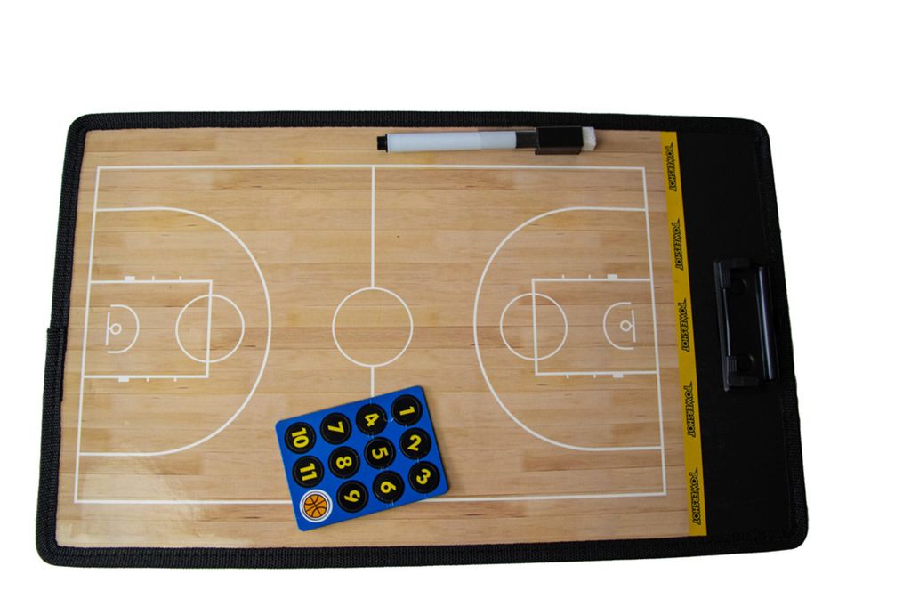 Tableau tactique - Basket-ball - 35 x 20 cm - magnétique - Image du produit 