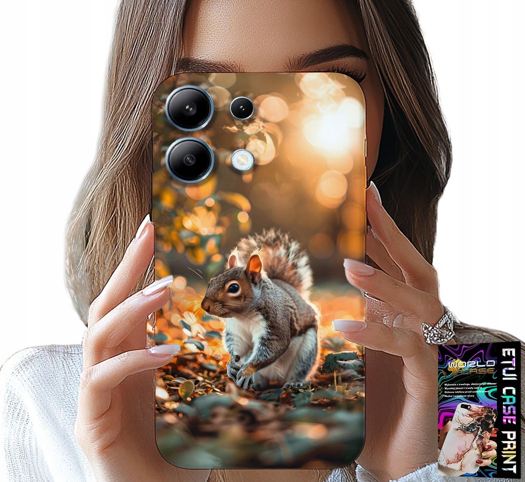 Hülle Für Xiaomi Note 14S - Süsses Eichhörnchen, Hülle Mit Eigenem Design