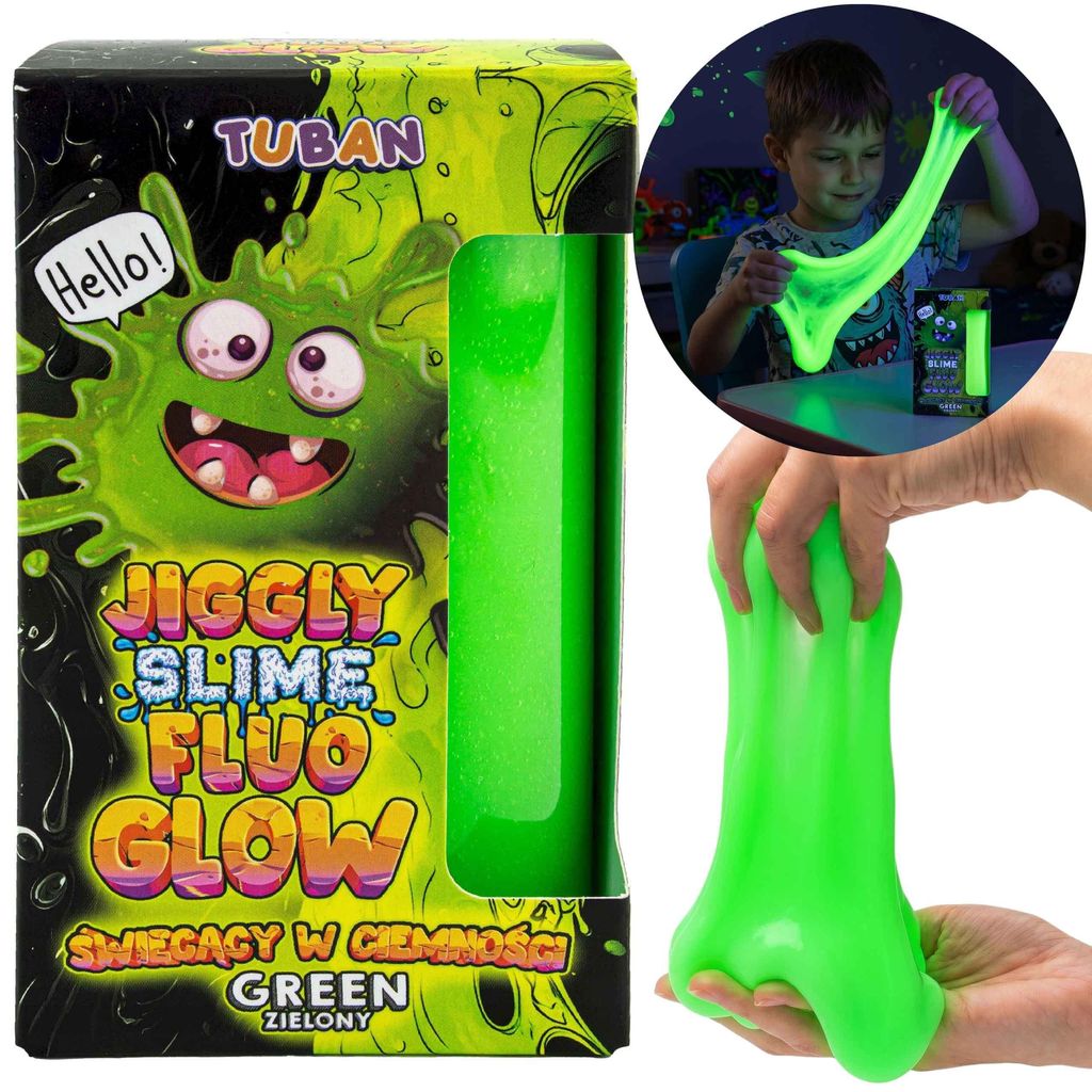 TUBAN Im Dunkeln leuchtender Slime für sensorisches Spielen, Anti-Stress-Spielzeug, 430 g