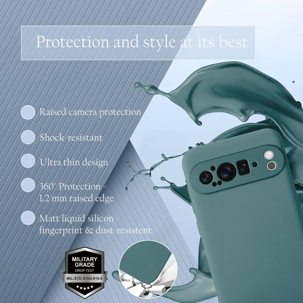 Pellicola Protettiva TPU Per Google Pixel 9/9 Pro [2 Pezzi] - Trasparente, Made In Germany - 5