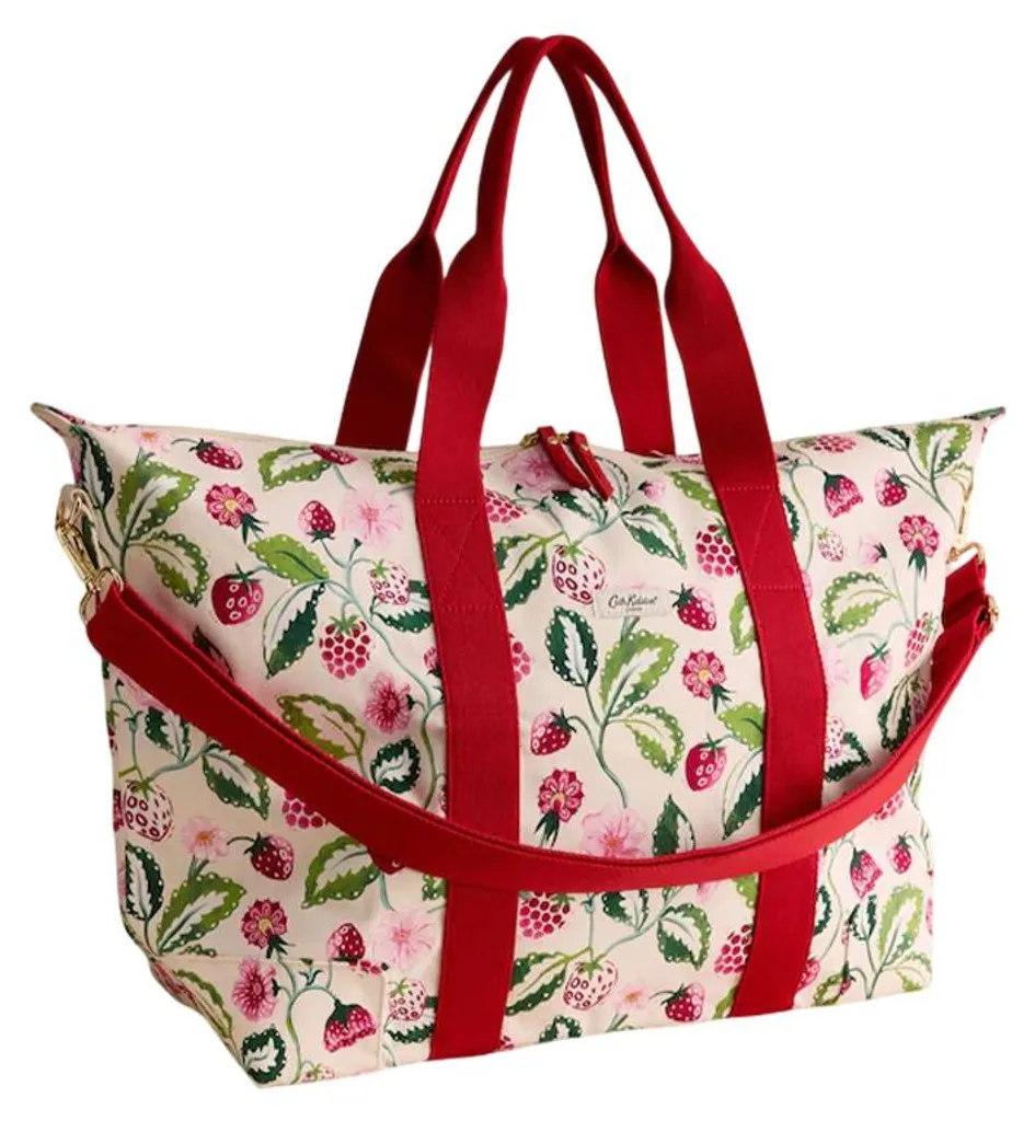 Sac de Voyage Imprimé Beeren CT232 Rose - Toile Enduite Cath Kidston