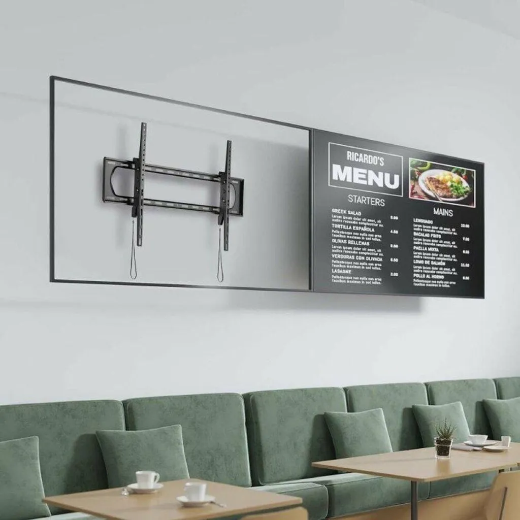 Support TV Mural Robuste Inclinaison Variable 60-120 Pouces Max 160kg - 3