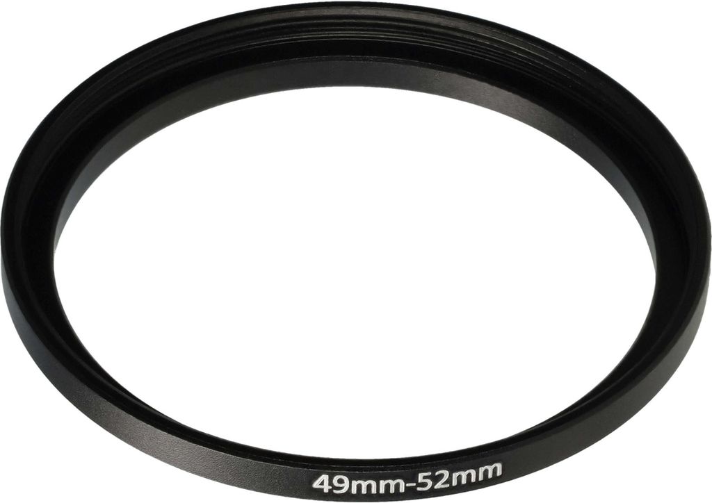 vhbw Step-Up-Ring Adapter 49mm - 52mm für Kamera Objektiv - Produktbild 