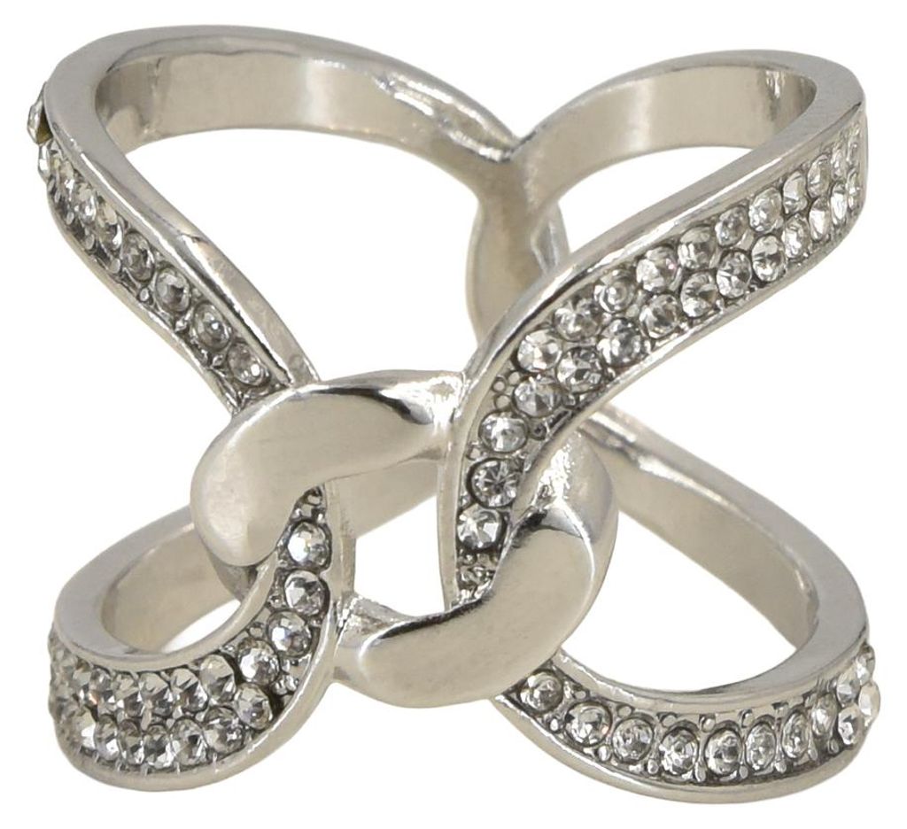 styleBREAKER Schalring Schalhalter Knoten Design mit Strassoptik | versilbert oder vergoldet | eleganter Schal Clip Schmuck zum Schals Binden für ...