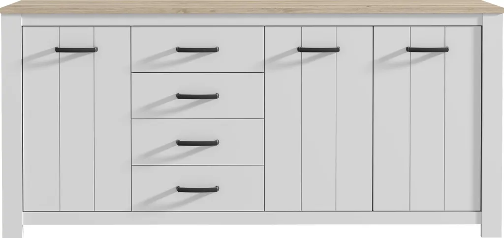 Fond de Hotte Design ELARA - Crédence de Cuisine Durable en Inox Satiné