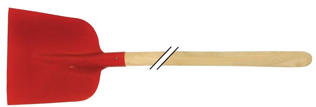 Krumpholz Holsteiner Schaufel mit Eschenstiel Blattmaß 270x250mm Größe 2 mit Stiel - 5102