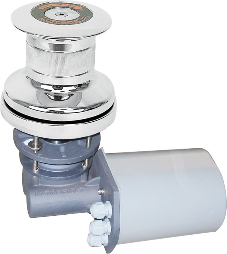 Lofrans Capstan T1500 Ankerwinde aluminium oder bronze 12/24V Größe: 1500 W | 12 V | bronze verchromt