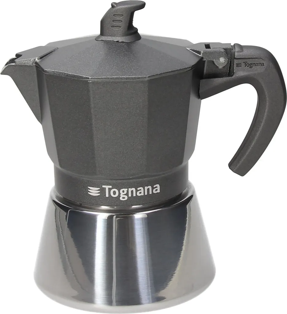 Cafetière Italienne Induction Tognana Ultra Class 3 Tasses en Aluminium