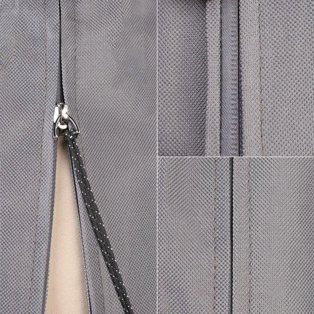 Bâche de protection imperméable grise 260 cm pour mobilier et terrasse