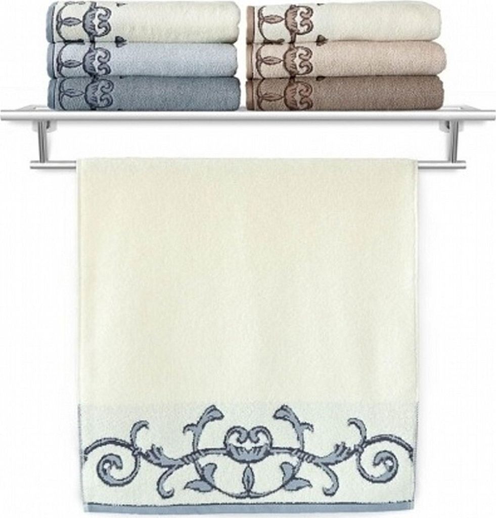 Handtuch Terry Barocco II. creme 50x100 cm