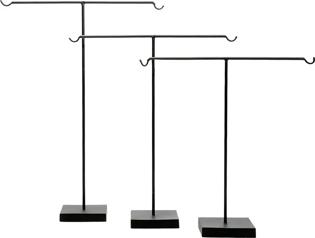 Porte-clés Mural Noir Idéal pour Entrée et Bureau - Métal 30x10x45cm
