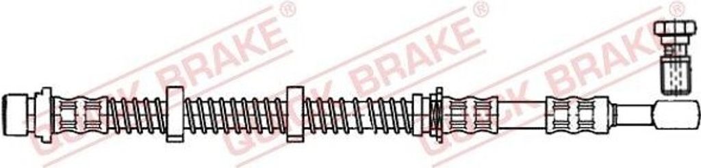 QUICK BRAKE 58.960X Bremsschlauch für LAND ROVER Freelander SUV (L314) Freelander SUV Cabrio (L314)