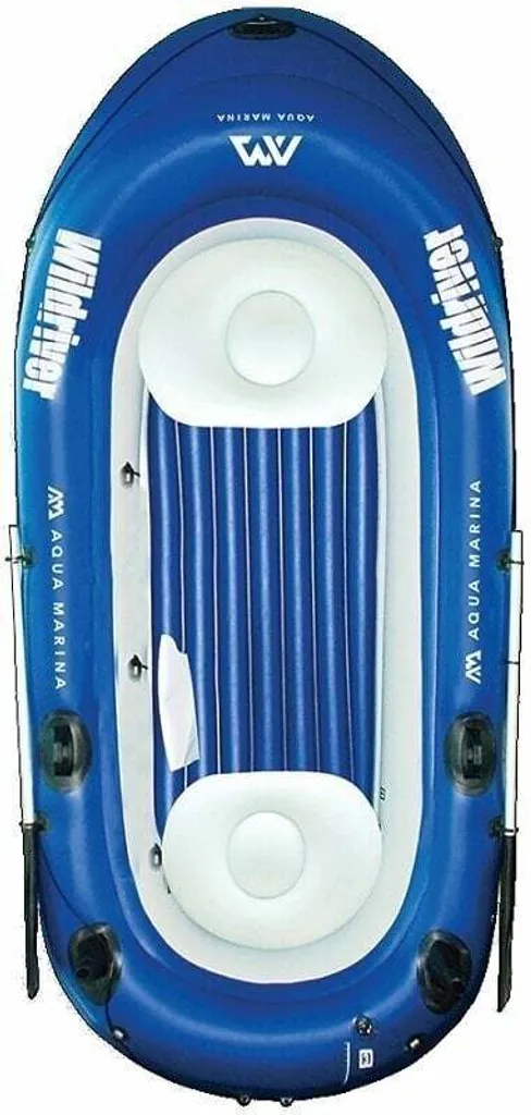 Bateau pneumatique robuste 2 ou 3 places avec moteur silencieux T-18