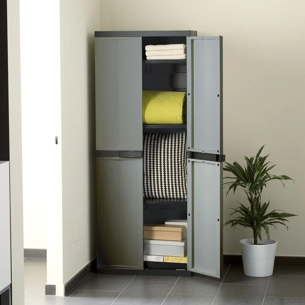 Armoire en résine robuste à 3 tablettes réglables série Mini Trend - 2