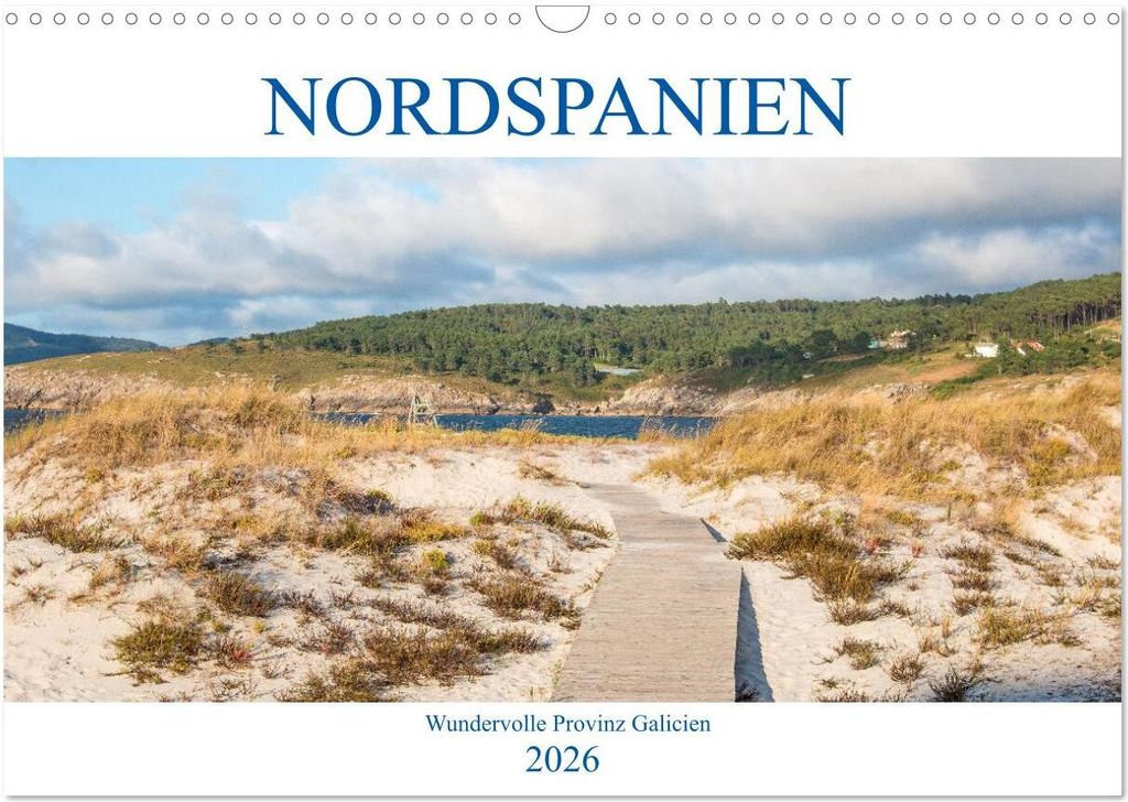 Nordspanien - Wundervolle Provinz Galicien (Wandkalender 2026 DIN A3 quer), CALVENDO Monatskalender
